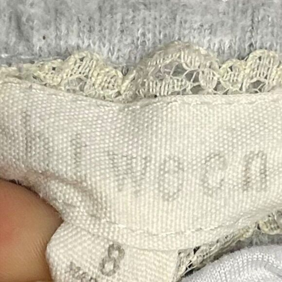 Unicorn B Tween Sweat Shorts Girls 8 Gray Casual Graphic Print Athleisure Play - Picture 5 of 7